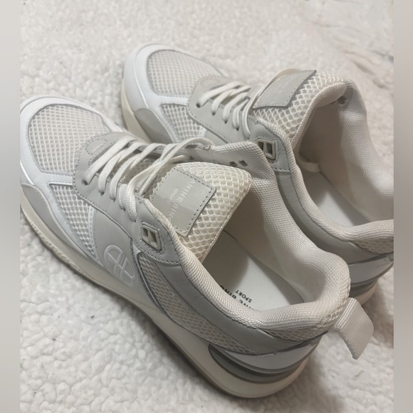 Anine Bing Dina Sneakers Women’s Size 8 US/38 EU White Beige -Gorgeous Condition - Picture 16 of 16